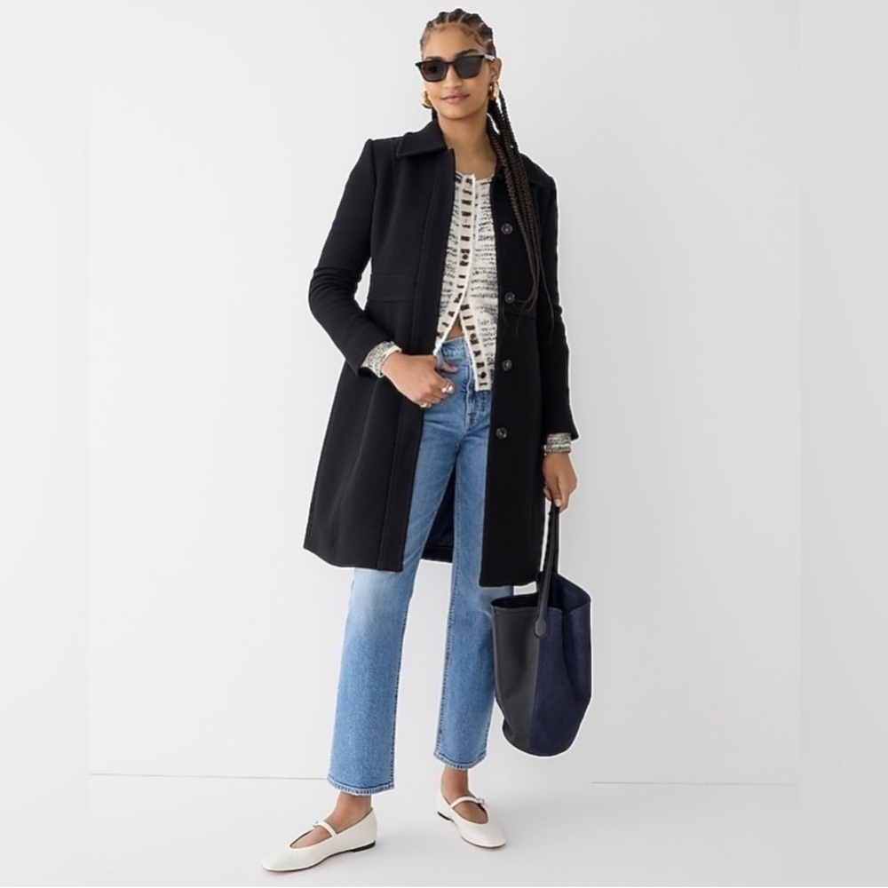 J. Crew Italian Double Cloth Coat